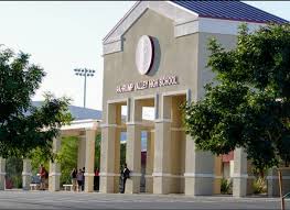 Picture of the first PVHS A building. This building is currently known as pathways.