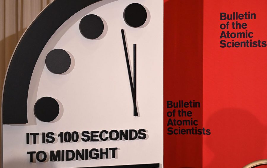 The+Bulletin+of+the+Atomic+Scientists+have+decided+to+move+the+clock+to+100+seconds+from+midnight.+This+is+the+closest+the+clock+has+been+to+midnight+since+its+creation.